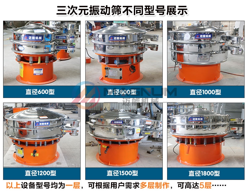 PVC粉振動篩不同型號展示 PVC粉振動篩不同型號展示