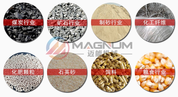 石墨滾筒篩適用行業(yè)