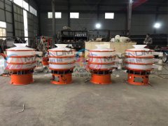 浙江4臺塑料振動篩已發(fā)貨，請蕭經(jīng)理注意查收！